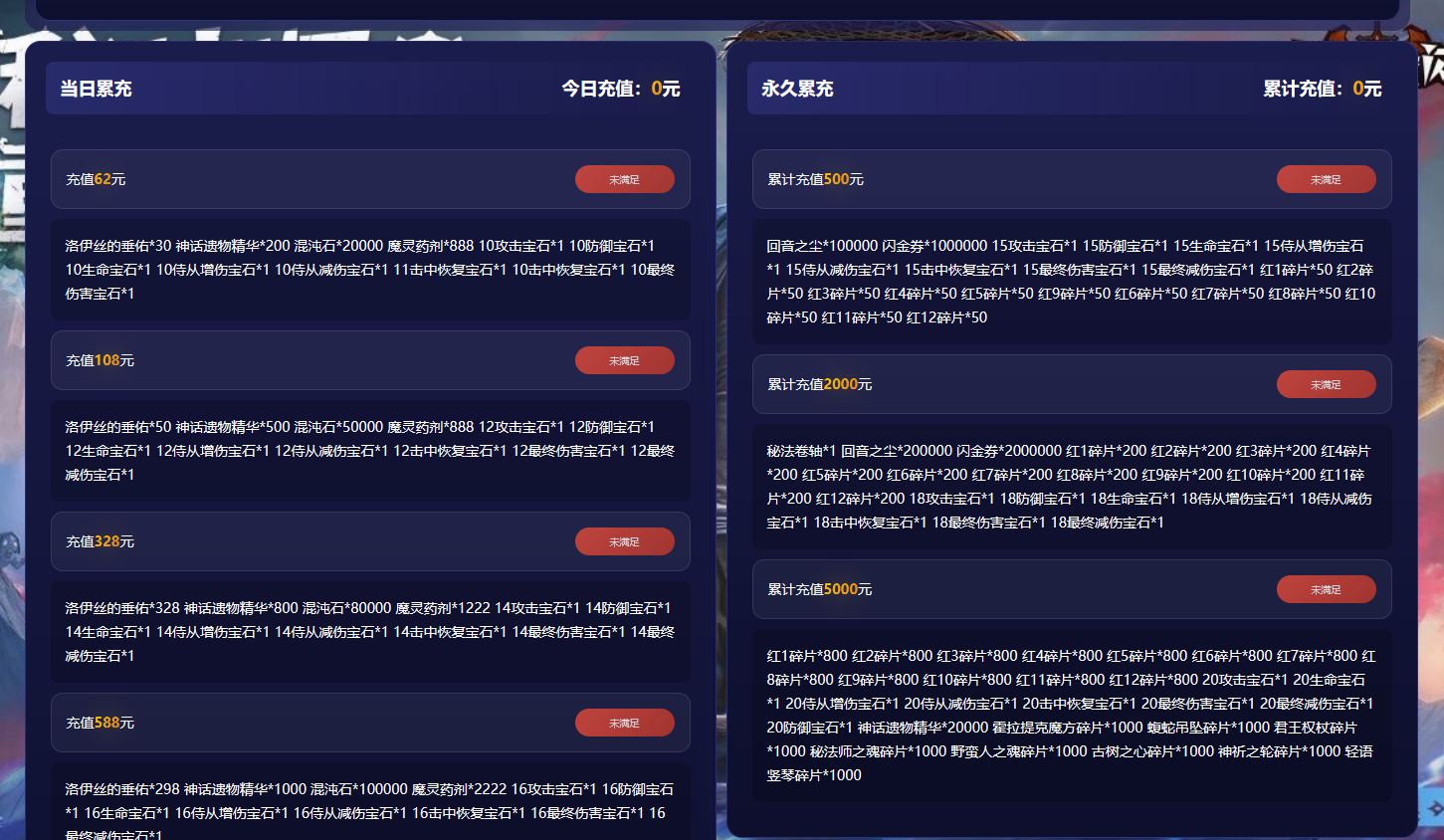 图片[3]-放置RPG刷宝手游【英雄有閃法师双角色8倍速100级祝福版】最新整理Linux手工服务端+加解密工具+管理后台+代理后台+CDK授权后台+安卓苹果双端+详细搭建教程-逸云源码网